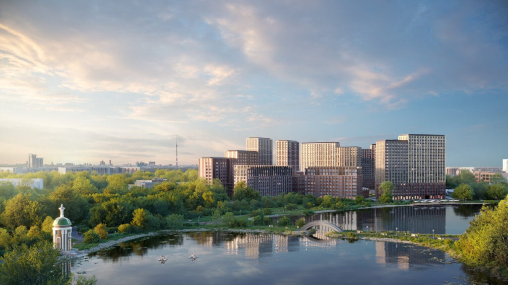 Расположение ЖК Михалковский в районе Коптево у Головинских прудов в Москве